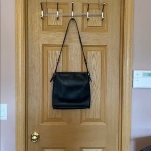 COACH equestrian crossbody/shoulder slim bucket  black bag